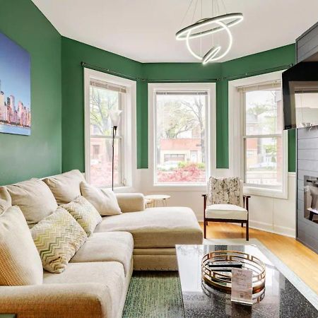 2 Bed Apt W/ Office, Free Parking, Near Wrigley Чикаго Экстерьер фото